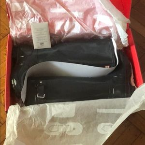 Hunter tall boots.  US size 5